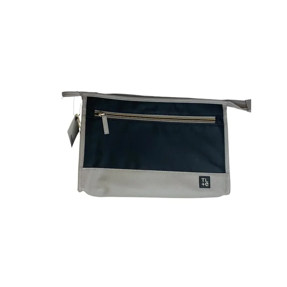 Tough Love + Carry Mens Black Gray Toiletry Grooming Bag New‎ Travel